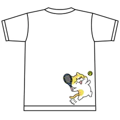 YONEX(ヨネックス) Tシャツ ドライ 半袖 テニス 硬式テニス【トラ猫】【ジャンプ】【16500】練習用 練習着 ホワイト