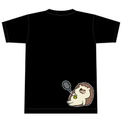 YONEX(ヨネックス) Tシャツ ドライ 半袖 テニス 硬式テニス【ハリネズミ】【寝そべって ひとやすみ】【16500】練習用 練習着 ブラック