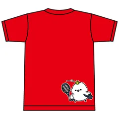 YONEX(ヨネックス) Tシャツ ドライ 半袖 テニス 硬式テニス【シマエナガ】【空振り】【16500】練習用 練習着 レッド