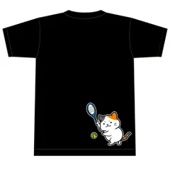 YONEX(ヨネックス) Tシャツ ドライ 半袖 テニス【硬式テニス 猫 フォアハンド】【16500】練習用 練習着 ブラック