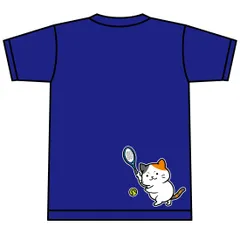 YONEX(ヨネックス) Tシャツ ドライ 半袖 テニス【硬式テニス 猫 フォアハンド】【16500】練習用 練習着 ネイビー