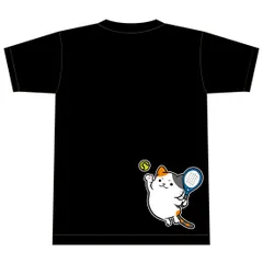 YONEX(ヨネックス) Tシャツ ドライ 半袖 テニス【猫 硬式テニス ジャンプ】【16500】練習用 練習着 ブラック