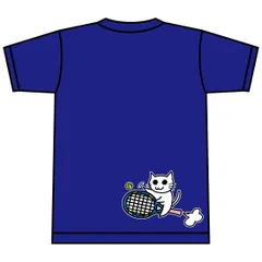 YONEX(ヨネックス) Tシャツ ドライ 半袖 テニス【猫ロケット】【16500】練習用 練習着 ネイビー