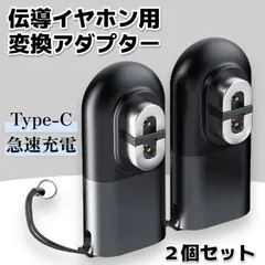 Shokz用変換アダプター ショックス充電ケーブル USB-C 充電ケーブル Type-C 骨伝導イヤホンとの互換性 Shokz OpenRun 持ち運び便利 コンパクト 2個セット