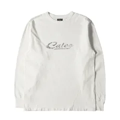 CALEE キャリー Tシャツ サイズ:S ブランドロゴ ロングスリーブTシャツ ホワイト 白 トップス カットソー 長袖【メンズ】