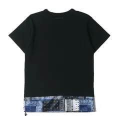 SOPHNET ソフネット Tシャツ サイズ:S 18SS バンダナ柄 フェイクレイヤード ポケット クルーネック Tシャツ FAKE LAYERED POCKET TEE ブラック 黒 トップス カットソー 半袖【メンズ】