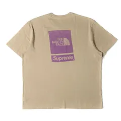 【美品】Supreme シュプリーム Tシャツ サイズ:XL / 24SS THE NORTH FACE ロゴプリント クルーネック Tシャツ (S/S Top) / カーキ / トップス カットソー 半袖【メンズ】【中古】