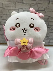 【V1-04】◇ ちいかわ　グレイ・パーカー・サービス　まじかるちいかわ　BIGぬいぐるみ　中古