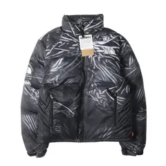 Supreme シュプリーム ジャケット サイズ:S 23SS THE NORTH FACE 騙し絵プリント ヌプシ ダウンジャケット (Trompe Loeil Printed Nuptse Jacket) ブラック アウター ブルゾン コラボ【メンズ】