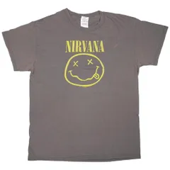 【M】00s NIRVANA ニルヴァーナ ©2003 Tシャツ Smiley Face スマイリーフェイス