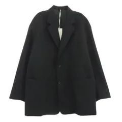GRAPHPAPER グラフペーパー 23AW GM233-20168B Scale Off Wool Jacket スケールオフ ウール テーラード ジャケット ブラック系 F【中古】のサムネイル