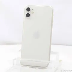 〔中古品〕 iPhone11 64GB ホワイト NWLU2J／A SIMフリー【377】
