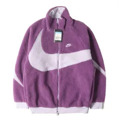 【新品】NIKE ナイキ ジャケット サイズ:M | 20AW ビッグ スウッシュ リバーシブル フリースボア ジャケット (VM SWOOSH FULL ZIP JACKET) | パープルネビュラ バイオレットフロスト | アウター【メンズ】