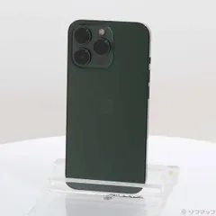 〔中古品〕 iPhone13 Pro 256GB アルパイングリーン MNDY3J／A SIMフリー【262】