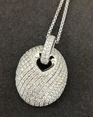 SILVER　925　キュービックジルコニア　ネックレス