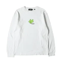 X-LARGE エクストララージ Tシャツ サイズ:M キャラクター グラフィック ロングスリーブ Tシャツ ホワイト 白 トップス カットソー 長袖【メンズ】