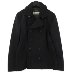 美品 JOURNAL STANDARD relume ジャーナルスタンダード Pコート 13-020-4640000-3-0 レリューム ウール ブラック 黒 S 71014019