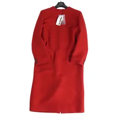JIL SANDER+ ノースリーブロングワンピース レッド ジルサンダー+