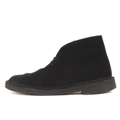 Clarks クラークス サイズ:39 1/2(24.5cm) スウェード レザー デザート ブーツ Desert Boot ブラック 黒 シューズ 靴 ブランド【メンズ】