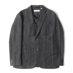 UNITED ARROWS ユナイテッドアローズ ジャケット サイズ:S グレンチェック ストレッチ ウールナイロン 2B テーラードジャケット BEAUTY&YOUTH グレー アウター ブレザー 上着【メンズ】