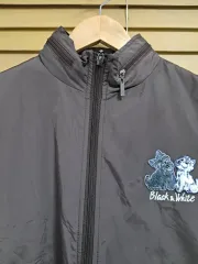 ブラック＆ホワイト レディース 軽量ダウンジャケット