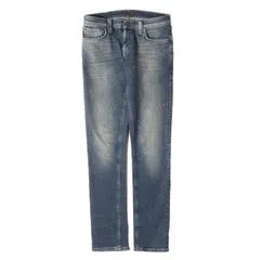 Nudie Jeans ヌーディージーンズ パンツ サイズ:W29 L32 ヴィンテージ加工 ローライズ ストレッチ スキニー デニムパンツ ジッパーフライ インディゴ イタリア製 ボトムス ジーンズ ジーパン【メンズ】