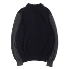 SLOANE スローン ポロシャツ サイズ:5 / ウールニット ロングスリーブ ポロシャツ / ネイビー グレー / トップス セーター 長袖 / 日本製【メンズ】のサムネイル
