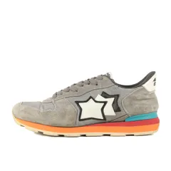 Atlantic STARS アトランティックスターズ サイズ:43(28.0cm) / スウェード レザー ローカット スニーカー (ANTARES) / グレー / イタリア製 / シューズ 靴【メンズ】【中古】