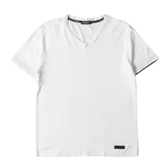 BLACK LABEL CRESTBRIDGE ブラック レーベル クレストブリッジ Tシャツ サイズ:M / Vネック プレーン Tシャツ / MADE IN JAPAN / ホワイト 白 / トップス カットソー 半袖【メンズ】【中古】