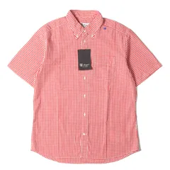 【新品】Sweep!! スウィープ!! シャツ サイズ:3 / ギンガムチェック ボタンダウン 半袖 シャツ (S/S GINGHAM) / レッド ホワイト / トップス カジュアルシャツ【メンズ】のサムネイル