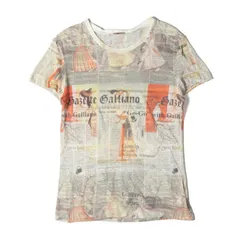 ガリアーノ　ダウンベスト　ニュースペーパー ガリアーノダウンベストニュースペーパー