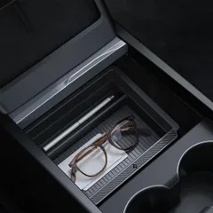 新品 Spigen センター コンソール オーガナイザー トレイ Tesla Model Y Juniper (2025) Tesla Model 3 Highland (2025/2024)【スライド・テクノロジー】多機能 TO220SH ACP07785