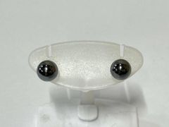 k18刻印 ジュエリーマキ オニキス石ピアス - メルカリ