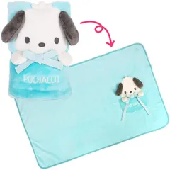 ポチャッコ 2WAYブランケット ひざ掛け ケープ 毛布 あったか インテリア サンリオ sanrio キャラクター