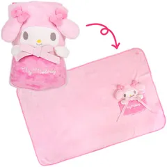 マイメロディ 2WAYブランケット ひざ掛け ケープ 毛布 あったか インテリア サンリオ sanrio キャラクター