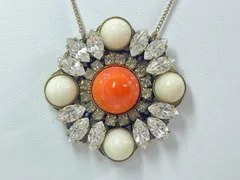 ANTON HEUNIS アントン ヒュース ビジュー ロングネックレス 77.5cm 総重量24.8g