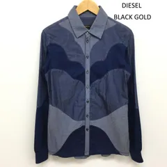 DIESEL BLACK GOLD ディーゼル ブラック ゴールド シャツ、ブラウス 長袖 Black Gold 長袖 シャツ デニム 切替シャツのサムネイル