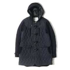 White Mountaineering ホワイトマウンテニアリング コート サイズ:0 / ネップ混 ウール 切替 ダッフルコート (Windstopper Jazz Nep Cloth Quilted Duffle Coat) / ネイビーのサムネイル