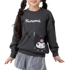 【新品】 [chil2] サンリオ トレーナー キッズ ハローキティ マイメロディ ポムポムプリン クロミ ベビー服 子供服 女の子 キャラクター 裏毛 スウェット SANRIO 5025310102-90C 0