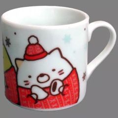 [중고] 머그컵·탕만(캐릭터) 도가게&페긴?& 고양이 미니 머그컵 [이치반 쿠지 스미코구라시 여기가 치트군입니다~겨울 외에 푸드~] F상