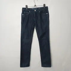 GUESS ゲス ストレッチ ブルーブラック デニム ズボン 27