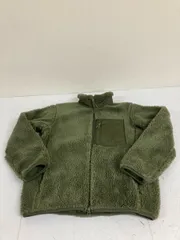 送料無料★UNIQLO ユニクロ★ボアジャケット　ボアコート　アウター★カーキ★メンズ　Mサイズ　#71007sug