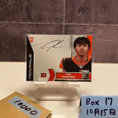 2020 Panini Donruss Elite Tee Higgins 直筆サインカード Cincinnati Bengals Pen Pals RC ルーキー Rookie カード