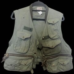 TIEMCO エントモロジストⅡ ベスト Lサイズ カーキ 90年代レアモデル