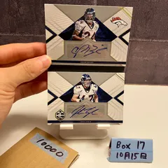 2022 Panini Limited Champ Bailey John Lynch 18/49 直筆サインカード Denver Broncos Partnership Dual Signatures カード