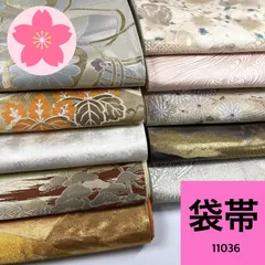 袋帯 10枚 正絹 帯おまとめ売り 同梱購入歓迎 リメイク用 着付け練習用 【11036】