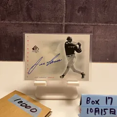 2001 Upper Deck SP Authentic Jose Canseco 直筆サインカード Anaheim Angels Chirography カード