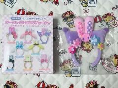 サンリオ パープル クロミ スプリング ラビット シークレットミニ ぬいぐるみ ぴたっとふれんず カチューシャ