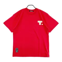 サイズ：L TANGRAM　タングラム  半袖Tシャツ  レッド系 [240101546643] ゴルフウェア メンズ ストストのサムネイル