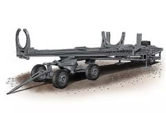 [Used] Plastic Model Kit 1/72 German V-2 Rocket with Folding Arm Trailer [SHA7212]